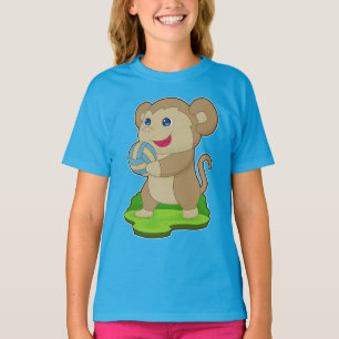 Monkey Volleyball-Spieler Volleyball T-Shirt