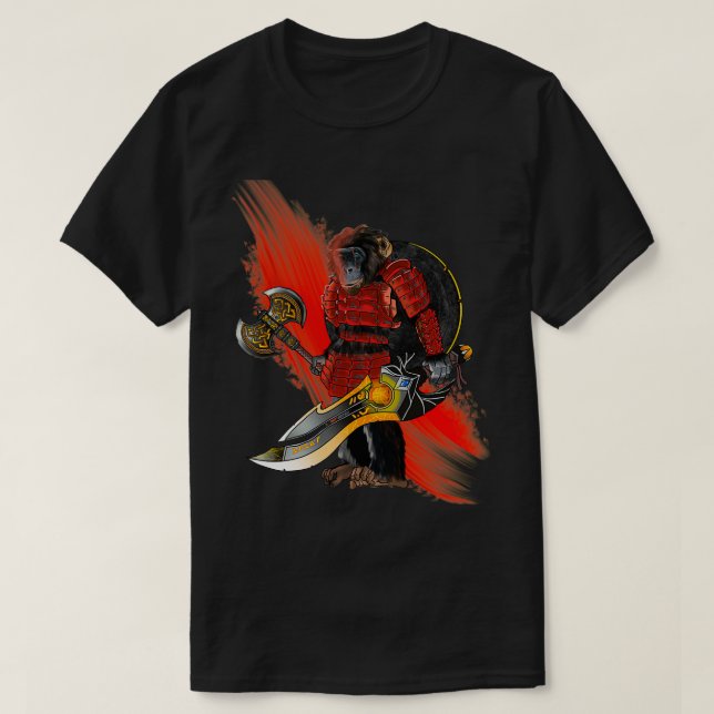 Monkey Warrior T-Shirt (Design vorne)