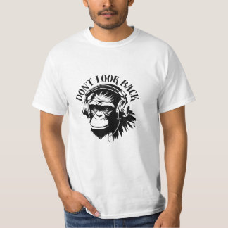 Monkey With Headphones – Focus Tee