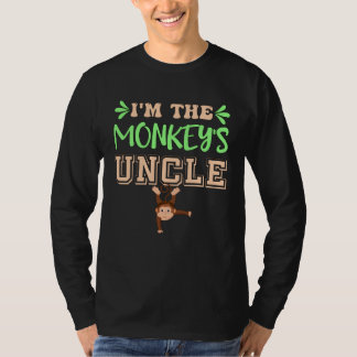 Monkey Zoo Animal Family Uncle T-Shirt