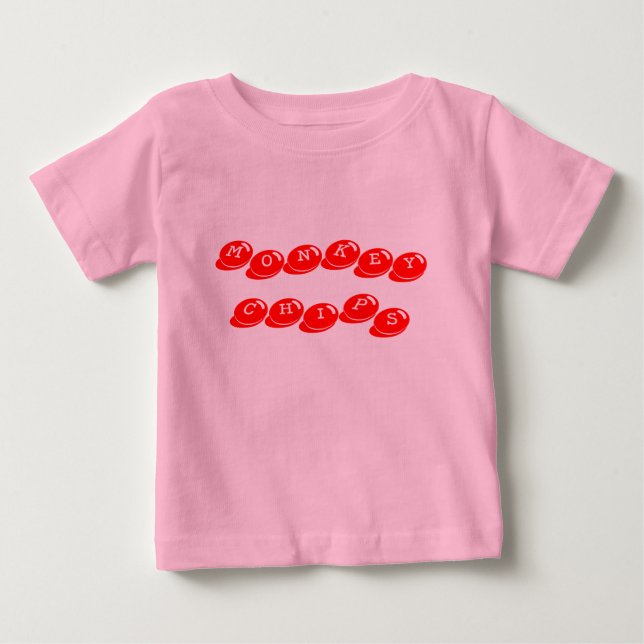 MonkeyChips Baby T-shirt (Vorderseite)