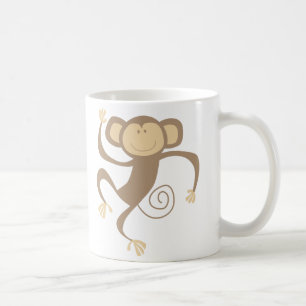 Monkeying autour la tasse