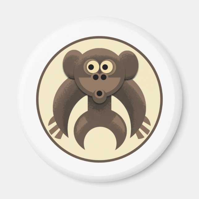 Monkeypit-Logo Magnet (Vorne)