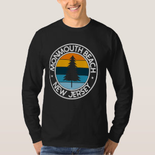Monmouth Beach New Jersey NJ USA City Pride Retro T-Shirt