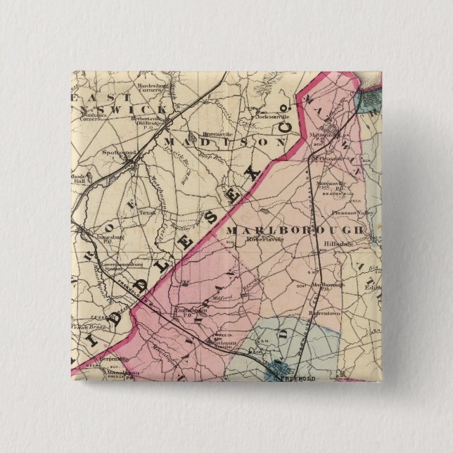 Monmouth Landkreis, NJ Button (Vorderseite)
