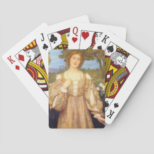 Monna Giovanna (von Edward Robert Hughes) Spielkarten