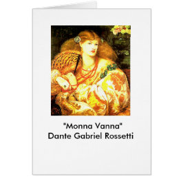 "Monna Vanna" de Dante Gabriel Rossetti