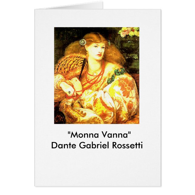 "Monna Vanna" de Dante Gabriel Rossetti (Devant)