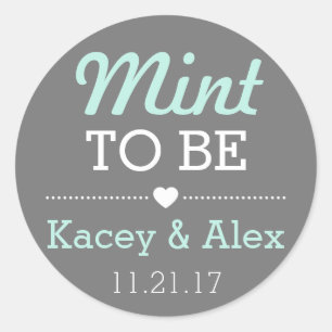 Monnaie À Être Stickers Mariage Faveurs