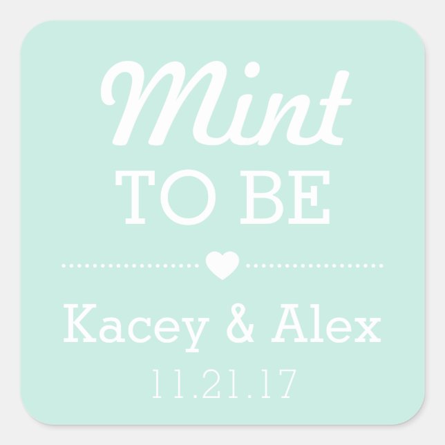 Monnaie À Être Stickers Mariage Faveurs (Devant)