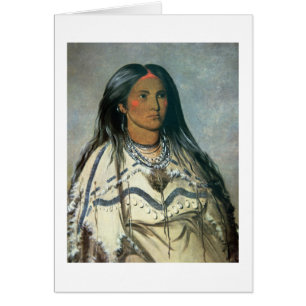 "Monnayez", une fille indienne de Mandan, 1832 (le