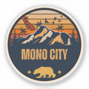 Mono City, Kalifornien Aufkleber