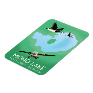 Mono Lake, Mono County, California Reiseplakat Magnet