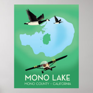 Mono Lake, Mono Landkreis, California travel poste Poster