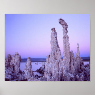 Mono Lake Reserve. Kalifornien. USA. Tufa Poster