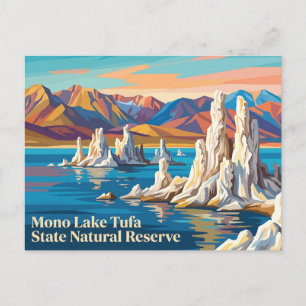 Mono Lake Tufa State Naturreservat Kalifornien Postkarte