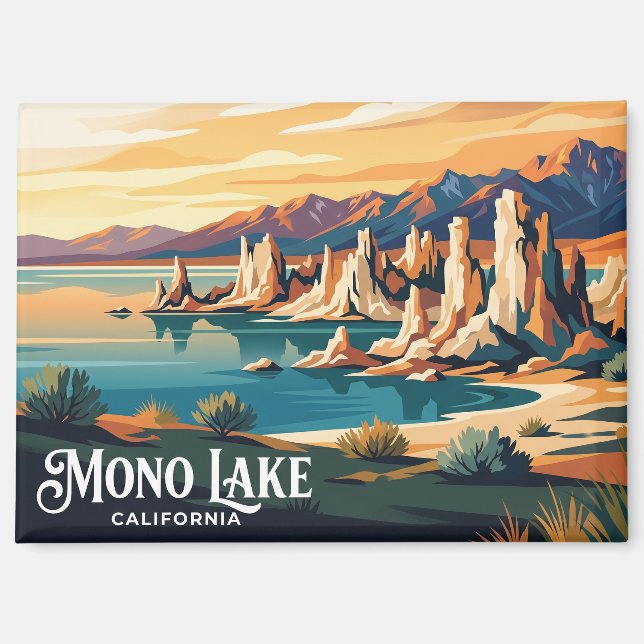 Mono Lake USA Magnet (Vorderseite)