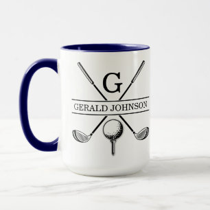 Mono-Modell für Golf-Design-Zwei-Tone-Kaffee-Tasse Tasse