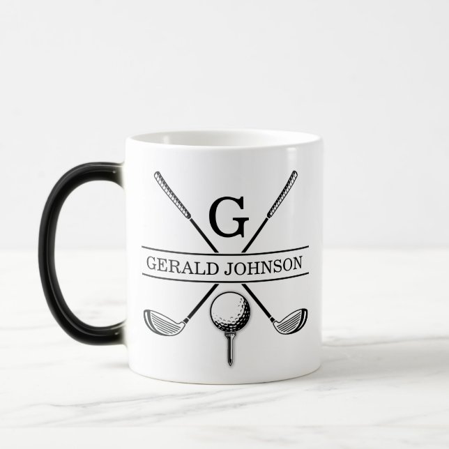 Mono-Modell für Golf-Design-Zwei-Tone-Kaffee-Tasse Verwandlungstasse (Links)