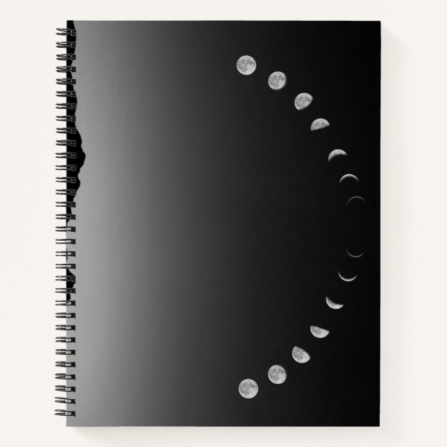 Mono-phasen-beschichtetes Notebook im monochromen  Notizbuch (Vorderseite)