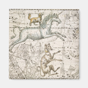 Monoceros, von "einem himmlischen Atlas", Kneipe. Magnet