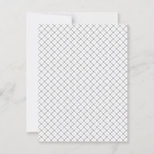Monochrom Geometrische Textur Nahtloses Diamantseh Postkarte