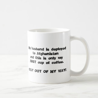 Monochrom HERAUS KONFRONTIEREN Kaffeetasse
