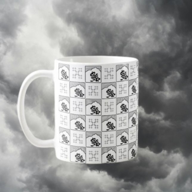 Monochrom Kaffeetasse (Von Creator hochgeladen)