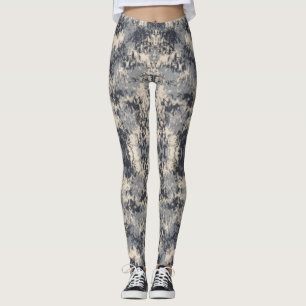 Monochromatische neutrale Abstrakte Lackkunst Leggings