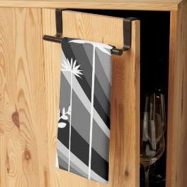 Monochromatische Pflanze Geschirrtuch
