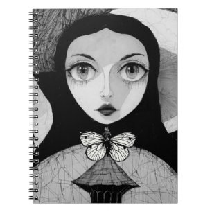 Monochromatische Schutzeinrichtung   Notebook-Jour Notizblock
