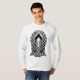 Monochromatische Treppe: Obelisk der Kontraste T-Shirt