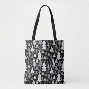 Monochromatische Weihnachten Tasche