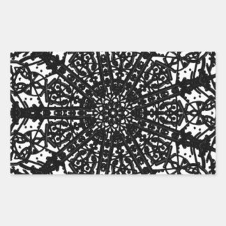 Monochromatischer Sticker