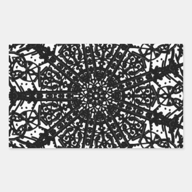 Monochromatischer Sticker (Vorderseite)