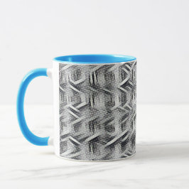 Monochrome abstract geometric pattern 1279 tasse
