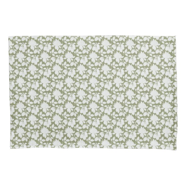 Monochrome Berry Garden Pair of pillowcases Kissenbezug (Vorderseite-Links)