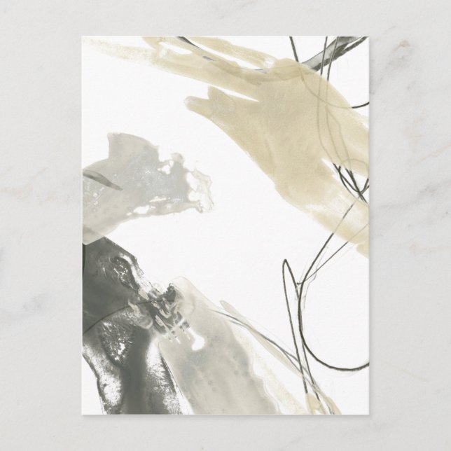 Monochrome Dynamik Postkarte (Vorderseite)
