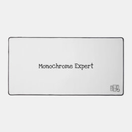 Monochrome Expert Desk Mat für Designer Schreibtischunterlage