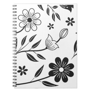 Monochrome Flachfolien Notizblock