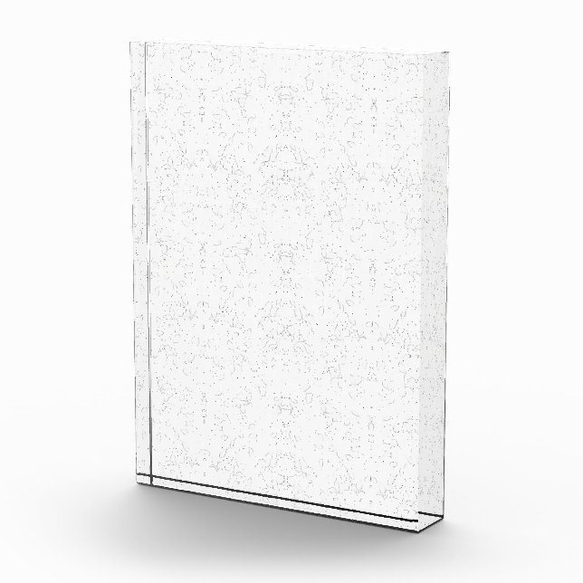 Monochrome Floral Pattern – Elegant Seamless Art Fotoblock (Rechts)