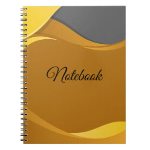 Monochrome Foto-Tagebuch Notizblock