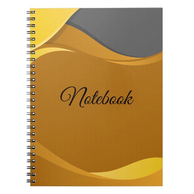 Monochrome Foto-Tagebuch Notizblock (Vorderseite)