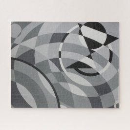 Monochrome geometrische Schwarz-weiße Kreise