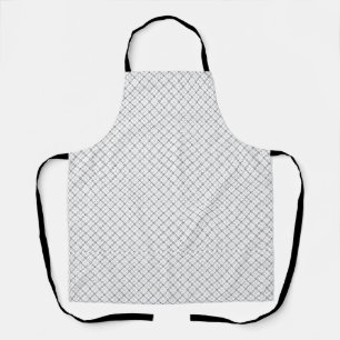 Monochrome geometrische Textur Nahtloser Diamant-L Schürze