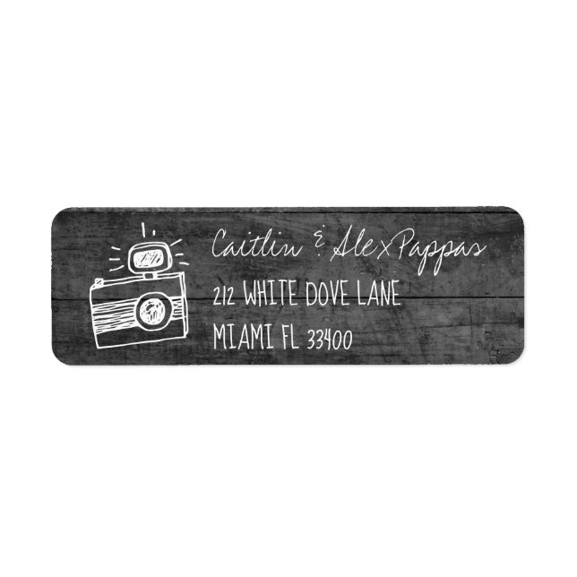 Monochrome graue handgezeichnet Camera Icon Handsc (Vorne)