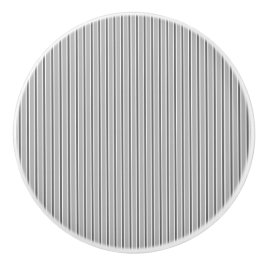 Monochrome graue Streifengestaltung - Schublade Keramikknauf