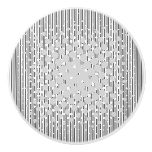 Monochrome Gray Density Design - Schublade Keramikknauf (Vorderseite)