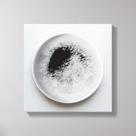 Monochrome Kaffeetextur abstrakt Art. 12 Leinwanddruck