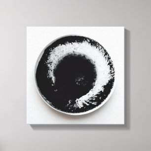 Monochrome Kaffeetextur abstrakt Art 15 Leinwanddruck